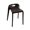 Dining Room Furniture Minimalist Modern Dining Chair Plastic Stool Leisure Living Room Stools(Black)
