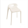 Dining Room Furniture Minimalist Modern Dining Chair Plastic Stool Leisure Living Room Stools(White)