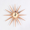 Simple Modern Sun Clock Creative Home Accessories Wall Clock(Log Color Pole)