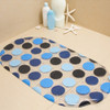 PVC Non- Slip Bath Mat Bathtub Mat Shower Mat(Color Dots)