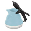 Kitchen Foldable Silicone Water Coffee Teapot(Sky Blue)