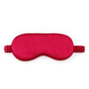 Adjustable Pure Silk Health Sleep Double-Side Shading Eye Mask(Wine Red)