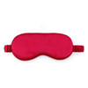 Adjustable Pure Silk Health Sleep Double-Side Shading Eye Mask(Wine Red)