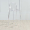 Transparent Bar Chair Personality Fashion Home High Chair Acrylic Chair, Height:65cm(Transparent Color)