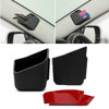 2 PCS Universal Car Accessories Glasses Organizer Storage Box Holder Black