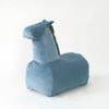 Cute Pony Tatami Baby Seat Sofa, Size:65×60×30cm(Velvet Blue)