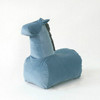 Cute Pony Tatami Baby Seat Sofa, Size:65×60×30cm(Velvet Blue)