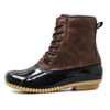 Woman Sonwy boots Shoes Waterproof  Boots for all Seasons Brown Color Rubber Bottom Warm boot shoes, Size:37(Brown)