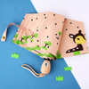 Creative Cute Cartoon Children Full Automatic Sun Umbrella Folding Vinyl Umbrella(Rubber Powder)