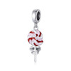 S925 Sterling Silver Jewelry Accessories Colorful Lollipop Creative Pendant