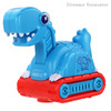 Children Electric Dinosaur Music Light Engineering Vehicle Excavation Car Toy Car(Blue Digger)