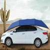 Semi-automatic Awning Tent Car Cover Outdoor Waterproof Folded Portable Car Canopy Cover Anti-UV Car Shelter(Navy Blue)