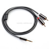 1m Gold Plated 3.5mm Jack to 2 x RCA Male Stereo Audio Cable