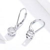 Sterling Silver S925 Earrings Simple Zircon Earrings