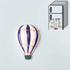 10 PCS Resin Cartoon DIY Creative Refrigerator Sticker Decoration(Blue Hot Air Balloon)