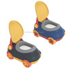 Cute Cartoon Baby Independent Toilet Separate Splash-proof Car Toilet(Blue Yellow)