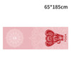 Portable Printed Non-slip Environmental Protection Yoga Mat Drape, Size: 185 x 63cm(Sacred Heart)