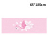 Portable Printed Non-slip Environmental Protection Yoga Mat Drape, Size: 185 x 63cm(Flower Crane)