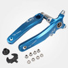 JIANKUN IXF Mountain Bike Hollow Crank Modified Single-plate Left and Right Cranks Crankshaft Bottom Axle, Style:Left and Right Crank(Blue)