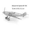 3 PCS 3D Metal Assembly Model DIY Puzzle, Style: Mesemite Fighter