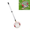 Garden Tools Nut Collector Fruit Picker Picking Walnut Picking Chestnut Picker, Style:Telescopic Rod+Big Scroll Wheel