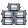 Quilt Clothes Storage Bag Moving Luggage Packing Bag, Specification:5 Horizontal