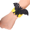 25 PCS Halloween Pop Ring Bracelet Ghost Festival Gift Party Decorations(Black Bat)