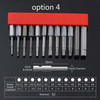 12 PCS / Set Screwdriver Bit With Magnetic S2 Alloy Steel Electric Screwdriver, Specification:4
