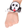 25 PCS Halloween Pop Ring Bracelet Ghost Festival Gift Party Decorations(Skull )