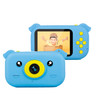 2.4 inch Screen 1080P High-definition Shatter-resistant Ultra-thin Children Camera HD Photo and Video, Style:32GB(Sky Blue)