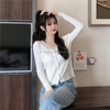 Women Knitted Cardigan Jacket, Size: Free Size(White)