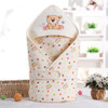 Winter Autumn Cotton Infant Baby Sleeping Bag Newborn Baby Bedding Wrap Sleepsack Blanket(Yellow)