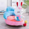 Creative Backrest Lunch Break Cartoon Children Chair Sofa Plush Toys, Size:55cm(Blue rabbit)