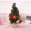 5 PCS Christmas Decorations Christmas Decoration Tree Mini Decoration Christmas Tree(Red)