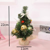 5 PCS Christmas Decorations Christmas Decoration Tree Mini Decoration Christmas Tree(Golden)