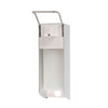 Stainless Steel Wall-mounted Contact-free Gel Elbow-pressure Soap Dispenser, Specification:1000ml