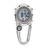 Mountain Climbing Watch Multifunctional Stainless Steel Hook Watch(Blue)