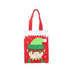 5 PCS Christmas Decoration Cartoon Sticker Handbag Children Gift Candy Bag(Elves)