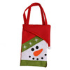 5 PCS Christmas Tote Bag Decoration Supplies Child Gift Bag(Snowman)