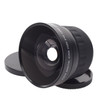 58mm 0.21X Digital Wide Angle Auxiliary Fisheye Lens for Canon / Nikon / Sony / Minolta / Pansonic / Olympus / Pentax 18-55