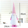 Christmas Faceless Dolls Holiday Decorations Children Gift, Style:32011(White)