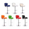 Modern Minimalist Fashion Lift High Foot Bar Chair Rotary Cash Register Chair(Creamy-white)