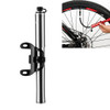 CYCLINGBOX Bicycle Pump Portable Universal Hidden Telescopic Hose Aluminum Alloy Pump(Titanium)