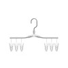 2 PCS Aluminum Alloy Hanger Household Pants Rack Seamless Non-Slip Clothing Support, Style: Small Clothes Hangers