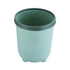 10 PCS Household Living Room Cute Girl Press-ring Trash Can Bedroom Bathroom Toilet Paper Basket, Size:L 24.8x27.5cm(Green)