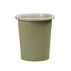 10 PCS Household Kitchen Bathroom Plastic Trash Can without Cover Lip, Size:L 25.5x28x18cm(Green)