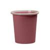 10 PCS Household Kitchen Bathroom Plastic Trash Can without Cover Lip, Size:L 25.5x28x18cm(Pink)