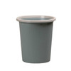 10 PCS Household Kitchen Bathroom Plastic Trash Can without Cover Lip, Size:L 25.5x28x18cm(Blue)