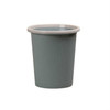 10 PCS Household Kitchen Bathroom Plastic Trash Can without Cover Lip, Size:S 23.5x25.5x17cm(Blue)