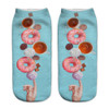 12 Pairs Food And Fruit Print 3D Kawaii Socks(A031)